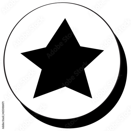Star button illustration