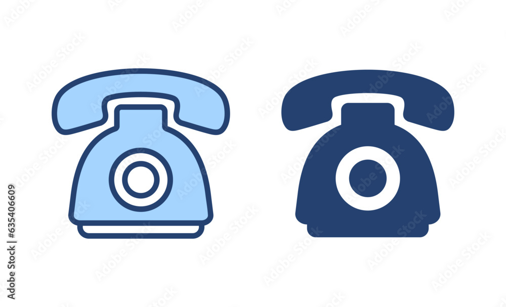 Telephone icon vector. phone sign and symbol Telephone icon vector. phone sign and symbol