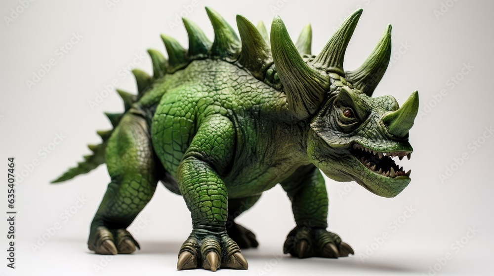 Obraz premium Dinosaur close up created with Generative AI technology