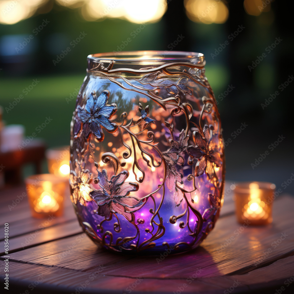 candle in the glass ball candle in the glass ball