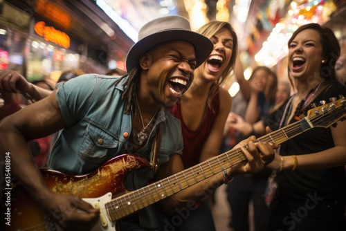 Capturing the excitement of a live performance - stock photo concepts
