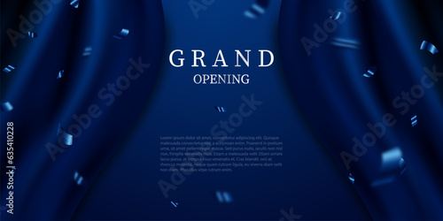 design your opening card with business banner template vector illustration