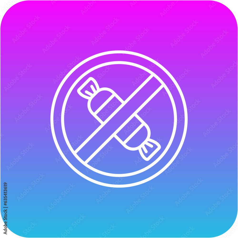 No Sweet Icon