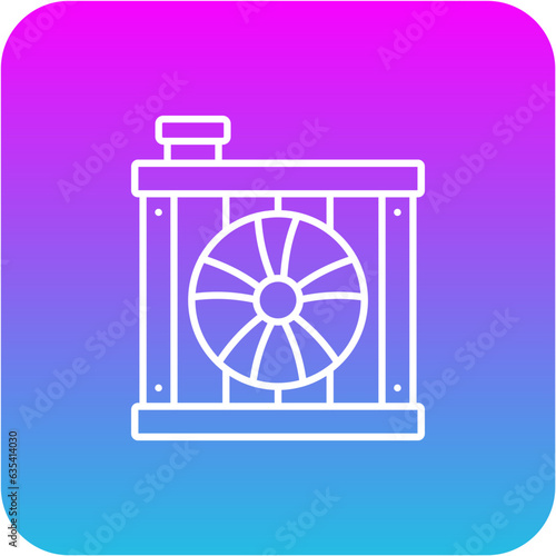 Car Radiator Icon