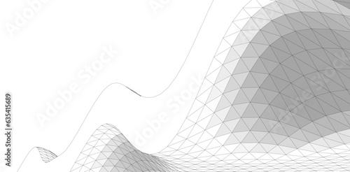 Abstract 3d architecture geometric background 