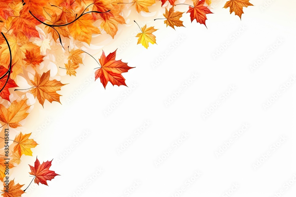 Abstract red maple leaf. Beautiful autumn nature on white background. Artistic fall design with copy space Abstract red maple leaf. Beautiful autumn nature on white background. Artistic fall design with copy space