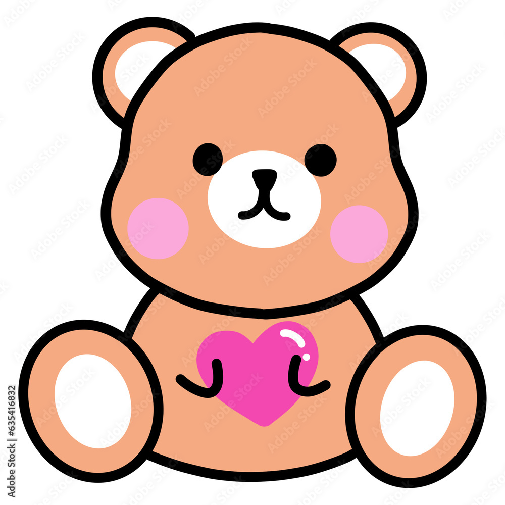 Fototapeta premium teddy bear cartoon