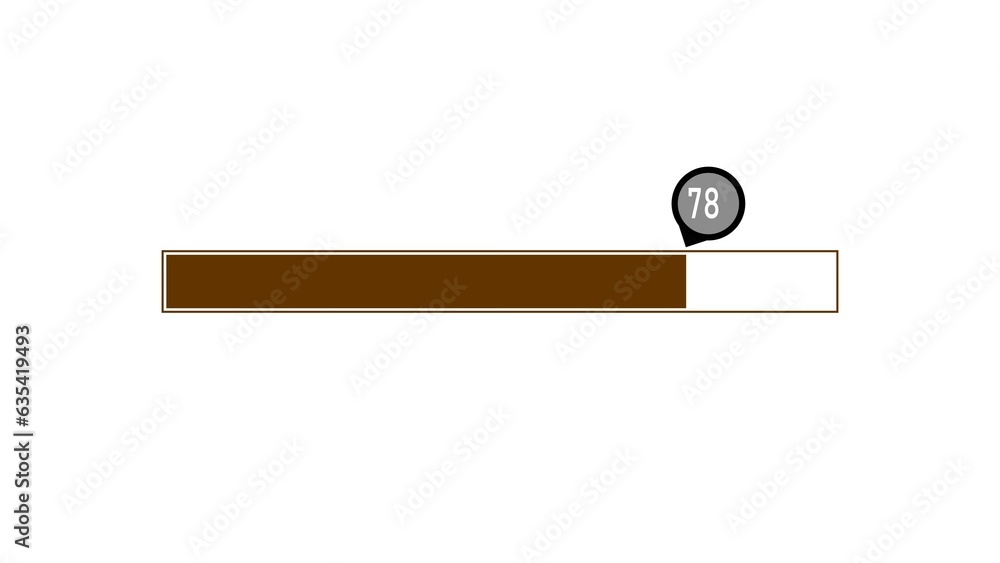 abstract loading bar 0-100 percent illustration 4k abstract loading bar 0-100 percent illustration 4k