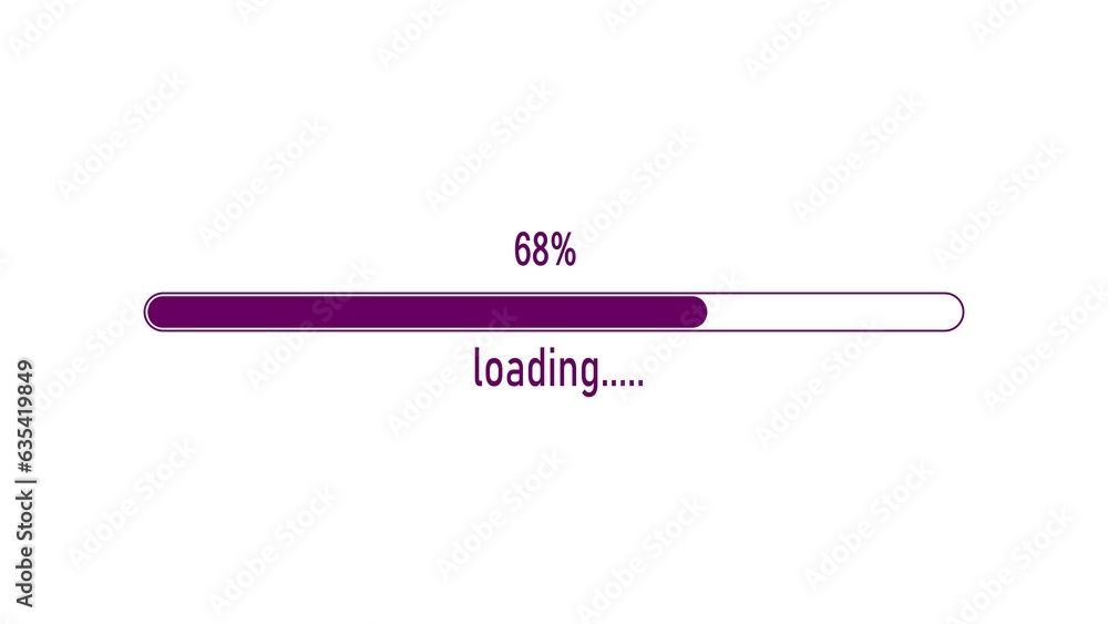 abstract loading bar 0-100 percent illustration 4k abstract loading bar 0-100 percent illustration 4k
