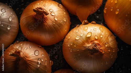 Cipolle. Cucina. Ingredienti. Ai geneated. photo