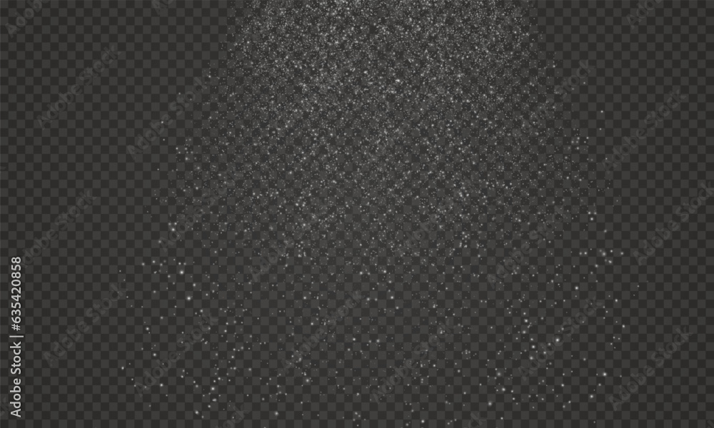 Vetor de Vector Illustration of White Powder Explosion Tiny Sugar