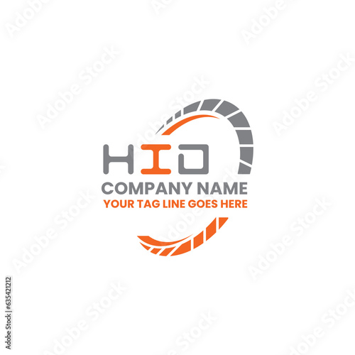HID letter logo creative design with vector graphic, HID simple and modern logo. HID luxurious alphabet design  