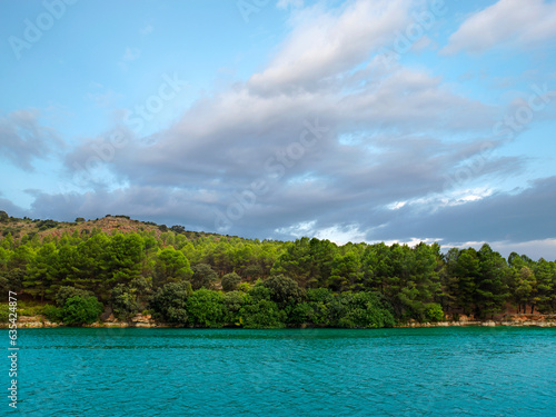Almagro, Spain - August 31, 2021. Las Lagunas de Ruidera Natural Park. © Julián Maldonado