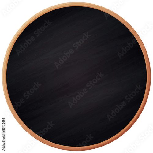 Texture ardoise - tableau noir avec cadre en bois © JeromeCronenberger