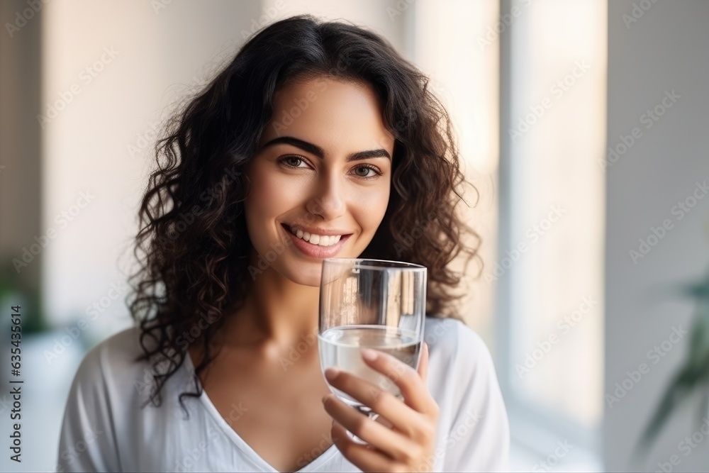 healthy beautiful young woman holding glass of water healthy beautiful young woman holding glass of water