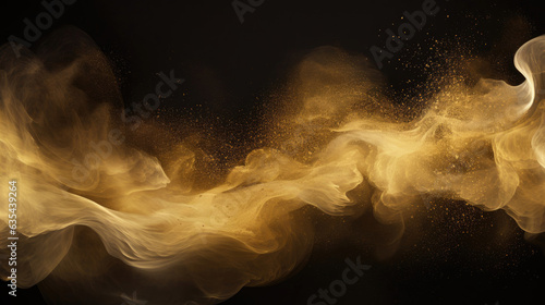 Dust particles in suspension 