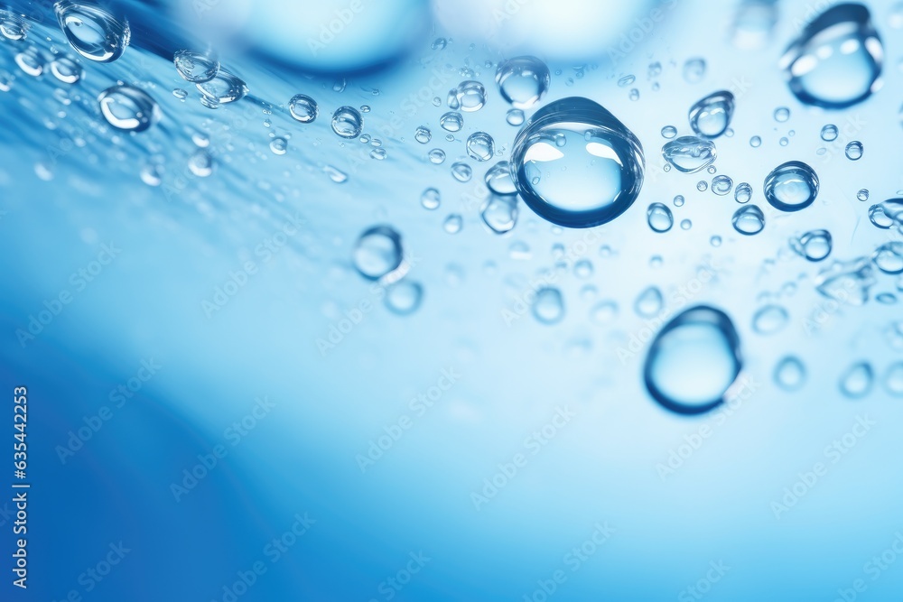 Natural blue water drop background Natural blue water drop background