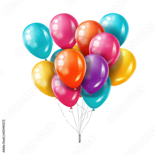 colorful balloons png
