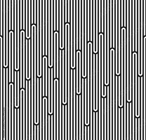 seamless background black pattern with ramen noodles. Vector