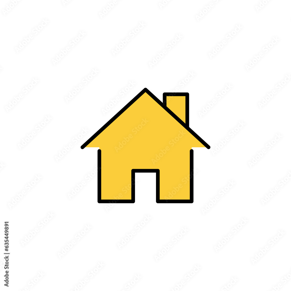 House icon vector for web and mobile app. Home sign and symbol House icon vector for web and mobile app. Home sign and symbol