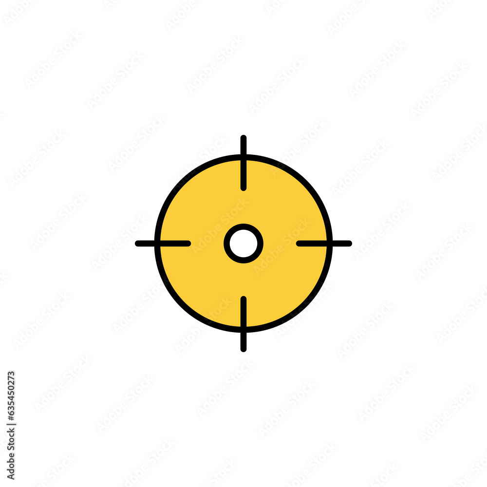 Target icon vector for web and mobile app. goal icon vector. target marketing sign and symbol Target icon vector for web and mobile app. goal icon vector. target marketing sign and symbol