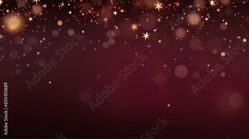 light colorful ,blue ,red,green,pink,blurred background with small gold stars elements festive Christmas Valentine day greetings template