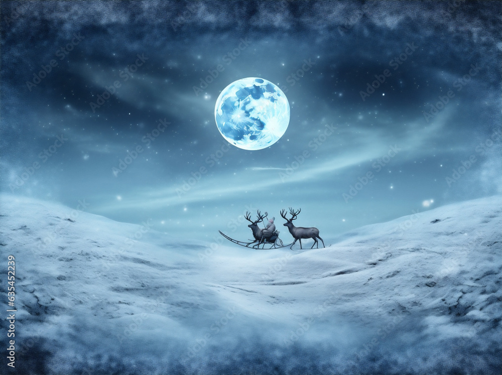 holiday claus santa reindeer christmas gift winter december claus night sleigh. Generative AI. holiday claus santa reindeer christmas gift winter december claus night sleigh. Generative AI.