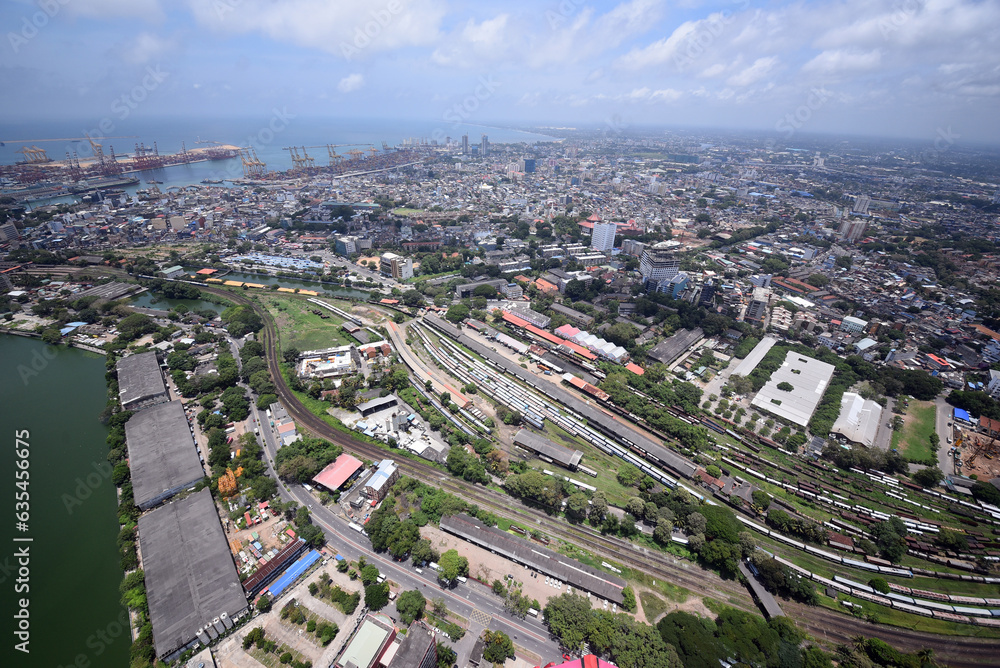 Fototapeta premium aerial view