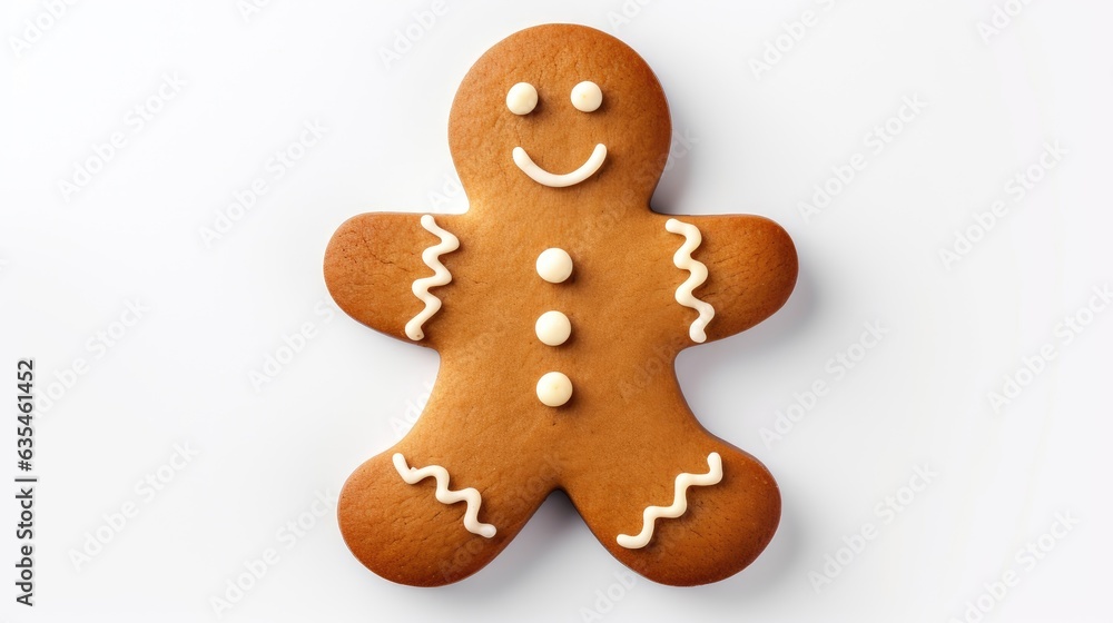 Gingerbread man created with Generative AI technology Gingerbread man created with Generative AI technology