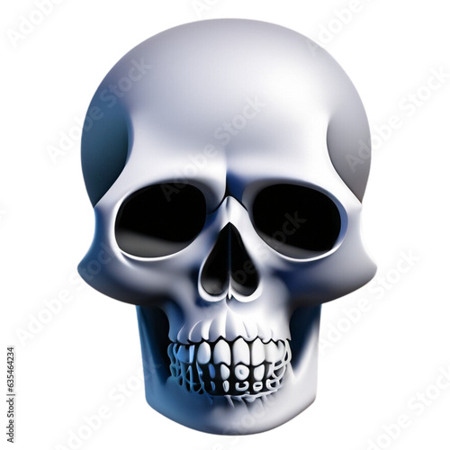 Halloween skeleton head