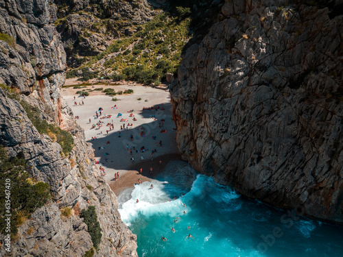 Beach of Sa Calobra, Mallorca, Spain