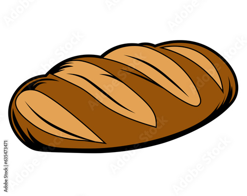 illustration of bread