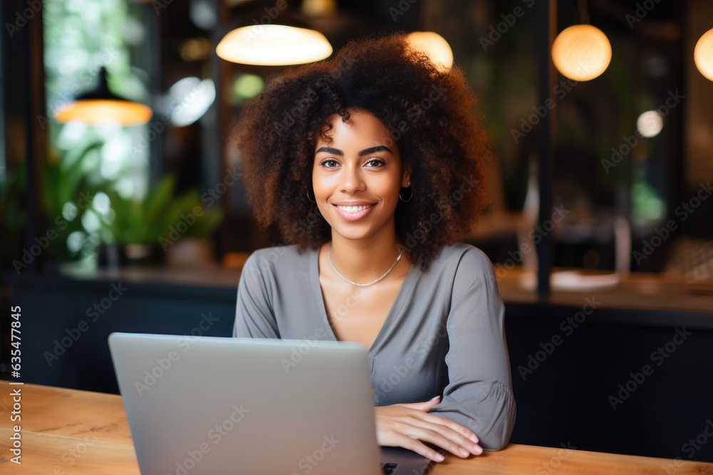 Successful Black Woman Managing Her Thriving Online SME Successful Black Woman Managing Her Thriving Online SME