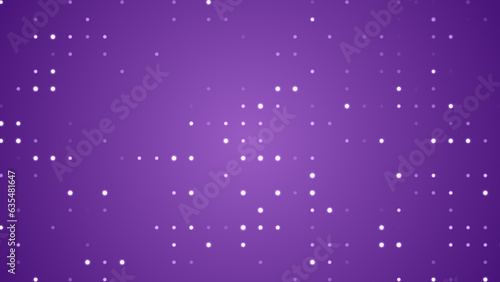 Colorful little dots randomly generated on a gradient background. Little stars generating seamless loop backdrop animation for presentations, talk show, podcast etc. photo