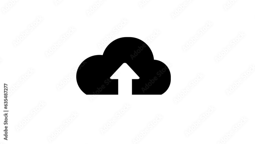 Uploading cloud icon, Uploading data arrow Cloud Computing motion background. k1_347 Uploading cloud icon, Uploading data arrow Cloud Computing motion background. k1_347
