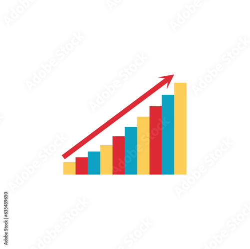 business marketing dot bar pie charts diagrams and graphs flat icon elements 