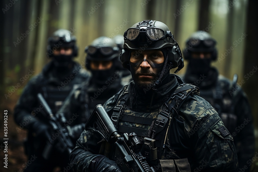 Soldiers in the Forest - Training and Camaraderie in Natural Terrain Soldiers in the Forest - Training and Camaraderie in Natural Terrain