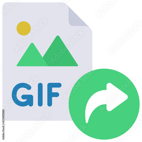 Share Gif Icon