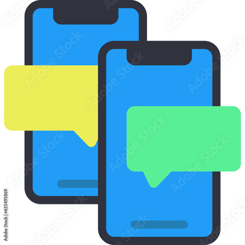 Mobile Phones Messaging Icon