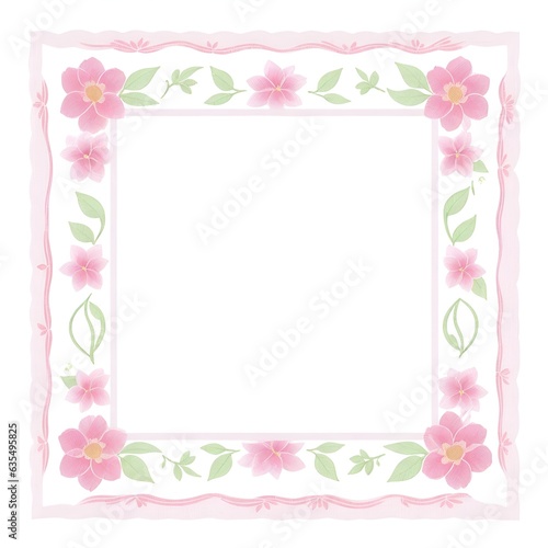 pink rose frame © Onvto