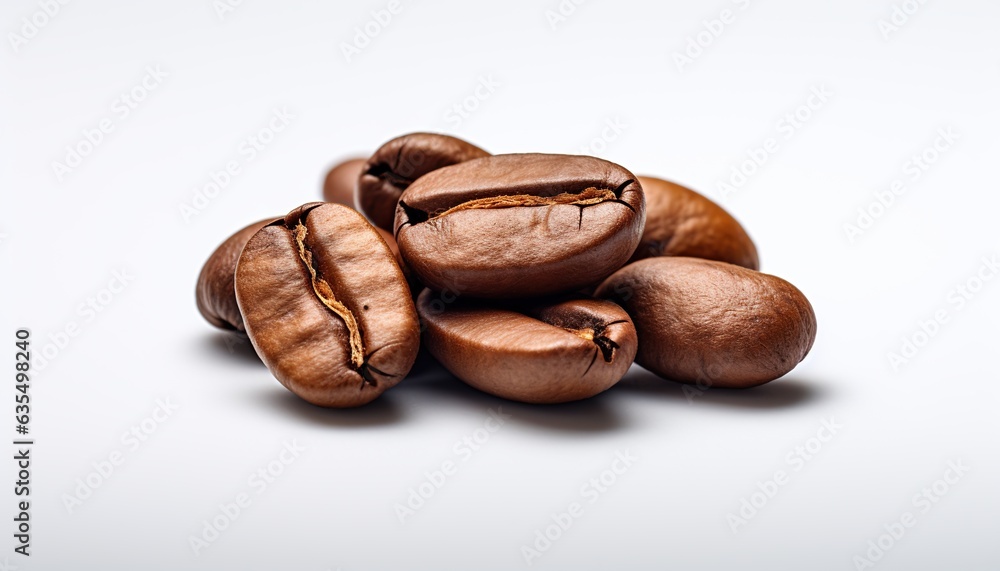 coffee beans on white background coffee beans on white background