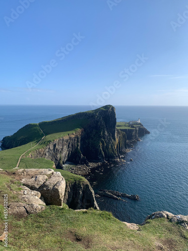 Neist Point Lighthouse Cliff Scotland