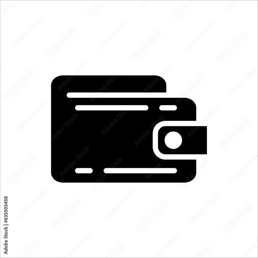 Wallet icon. e wallet icon for web design, app, and ui. isolated on white background Wallet icon. e wallet icon for web design, app, and ui. isolated on white background
