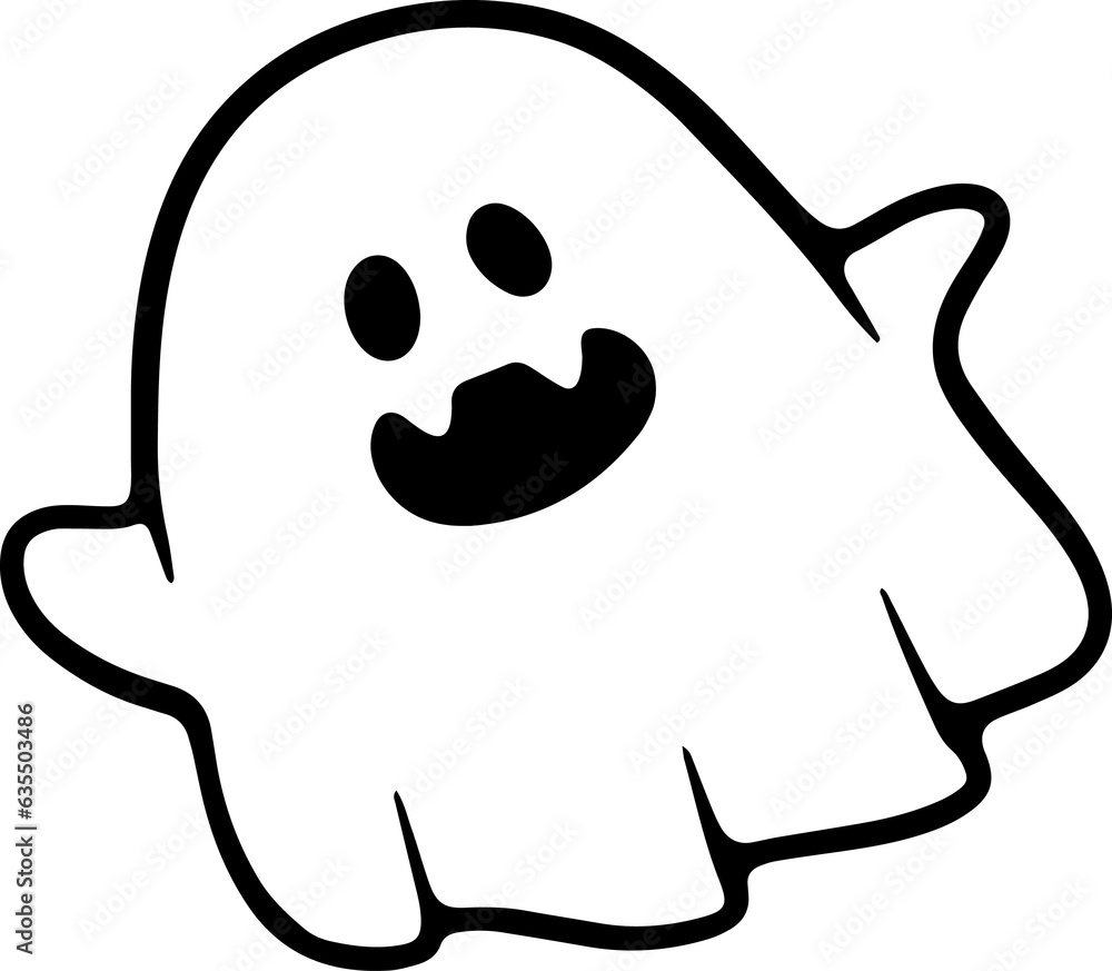 Retro Ghost Halloween t-shirt design. Cute cartoon. vintage illustration Retro Ghost Halloween t-shirt design. Cute cartoon. vintage illustration