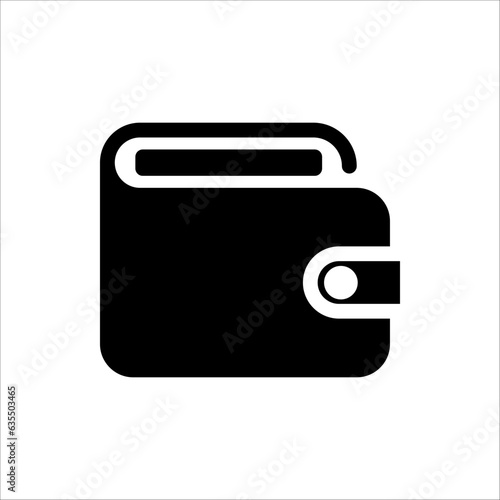 Wallet icon. e wallet icon for web design, app, and ui. isolated on white background