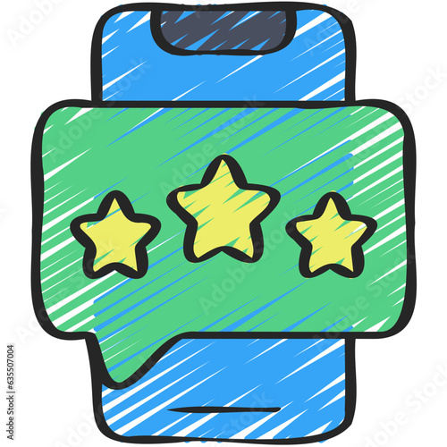 Mobile Review Message Icon