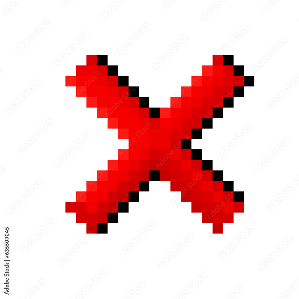 Obraz premium Red mark