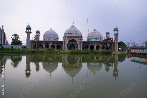 Most Beautiful architecture Mosque of Kutubbagh Darbar Sharif, Bandar, Narayanganj, bangladesh photo