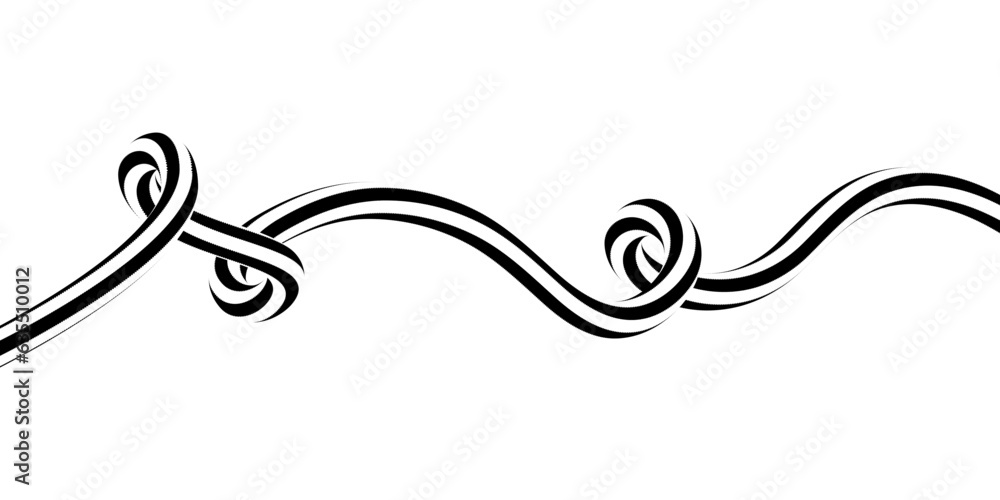 ribbon object with stripes, striped pattern ribbon object with stripes, striped pattern