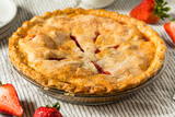 Sweet Homemade Strawberry Rhubarb Pie